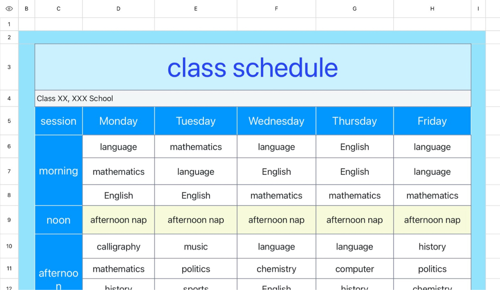 Course Schedule 4
